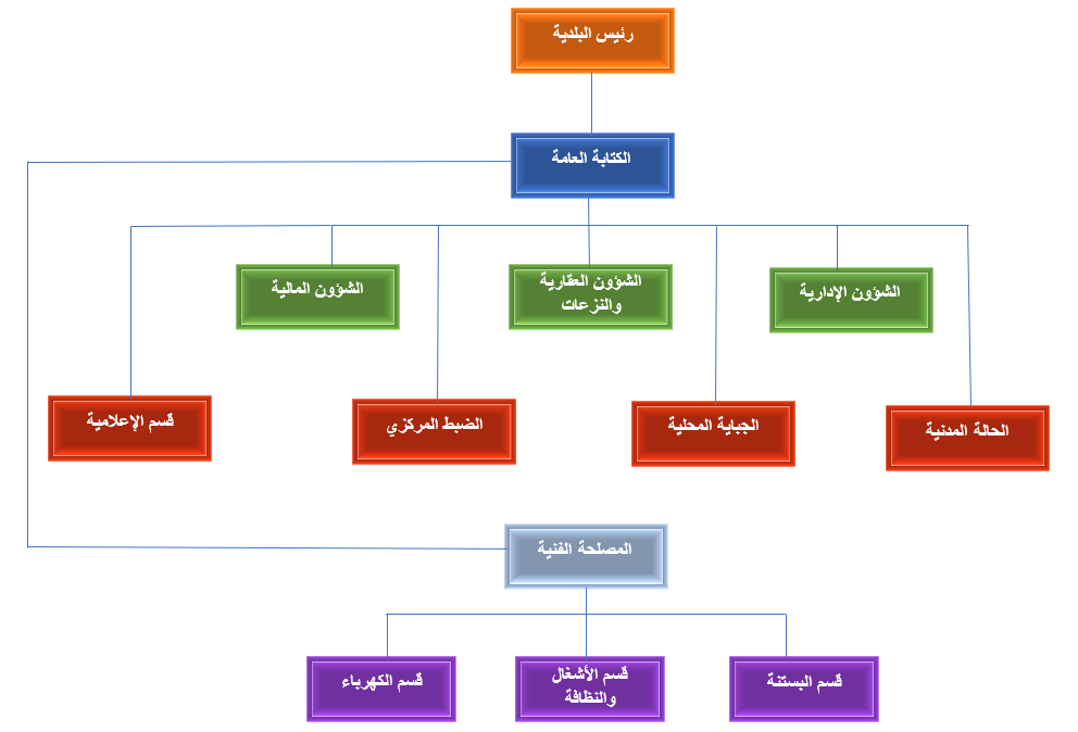 الهيكل التنظيمي